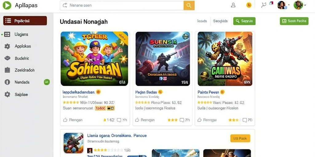 Tampilan antarmuka yang intuitif dan menarik.