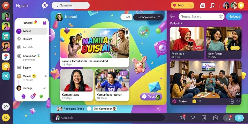 Tampilan awal yang menarik dan mudah dipahami.