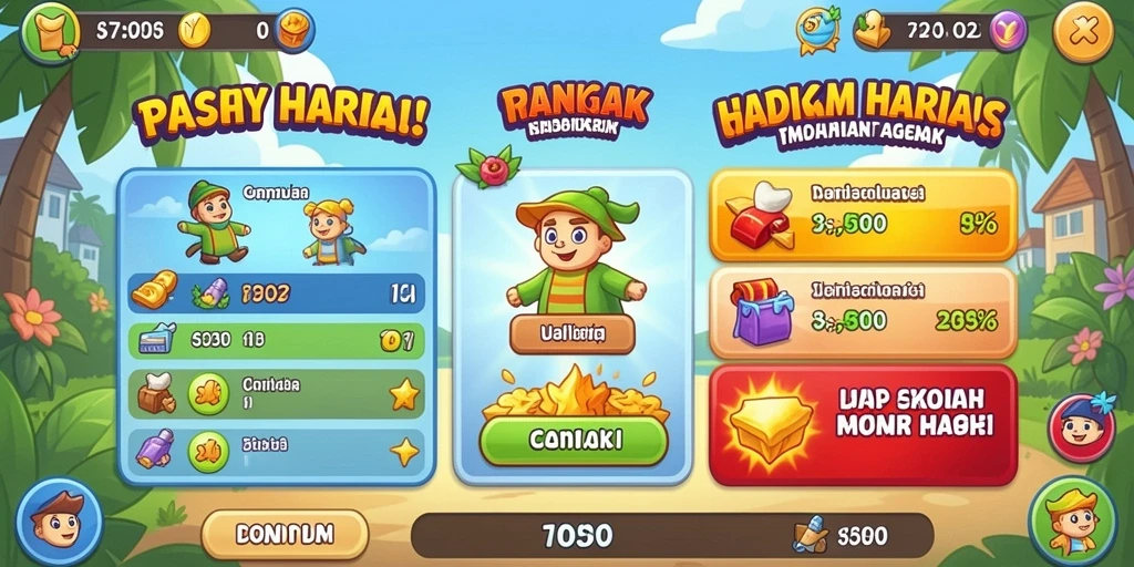 Tampilan utama FB168 yang memukau dan mudah dimengerti.