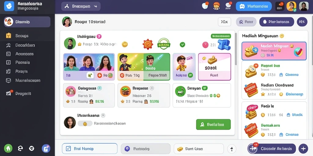 Tampilan awal permainan yang menarik dan intuitif.