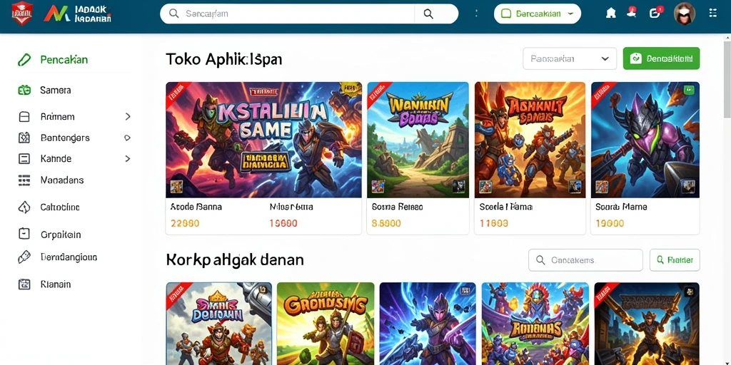 Screenshot menampilkan karakter utama dalam aksi.