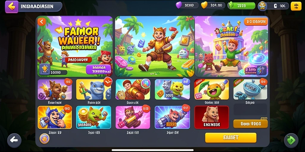 Tampilan menarik dari permainan slot KAISAR888.