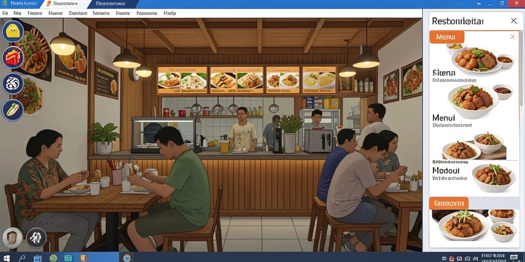 Tampilan awal KATAWIN yang menarik dan user-friendly.