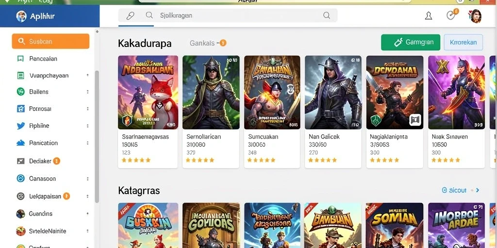 Tampilan grafis yang memukau dan penuh warna.