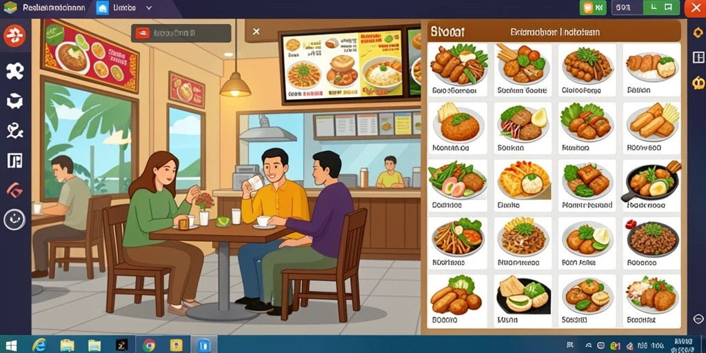 Tampilan grafis yang cerah dan menarik.