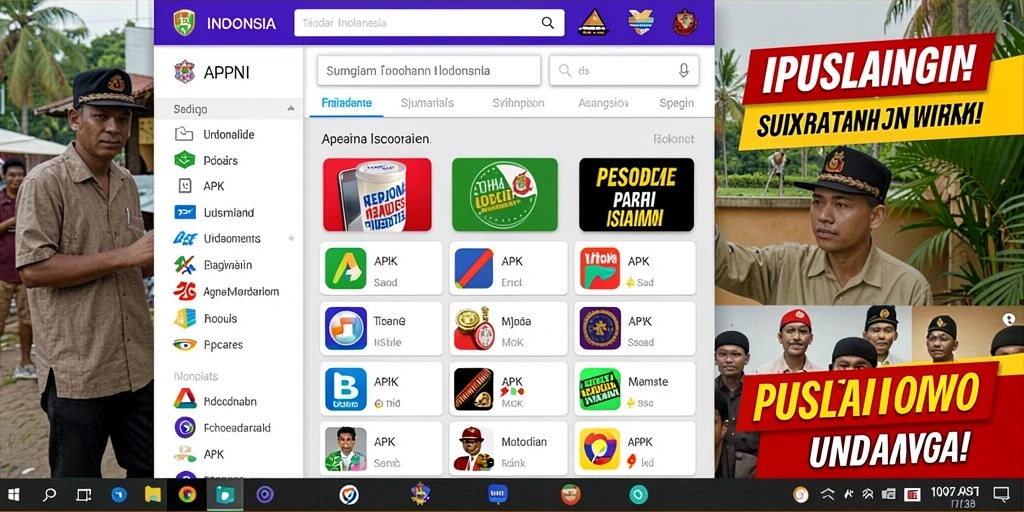 Tampilan awal permainan yang menarik dan ramah pengguna.